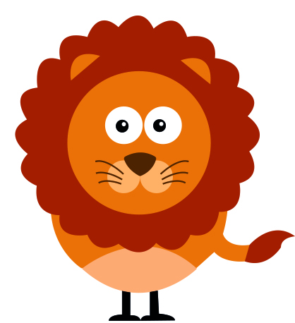 Illustration of a Lion, class symbol for Lions Class